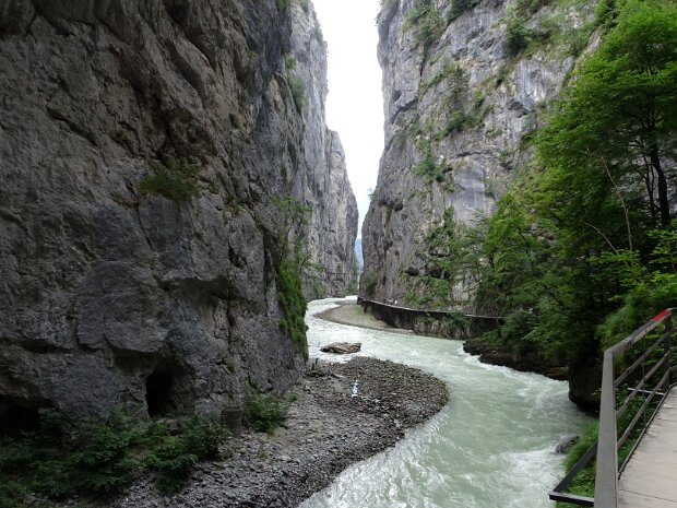 Aareschlucht Peter Bläuenstein Rekognosierungsbilder