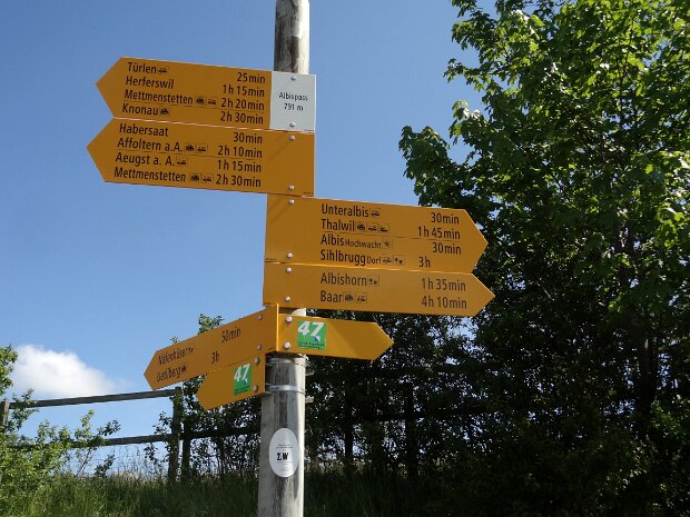 Albispass-Uetliberg Tourenleiter: Jörg Wochele