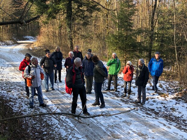 Winterwanderung Fotograf: Bruno Vonarburg
