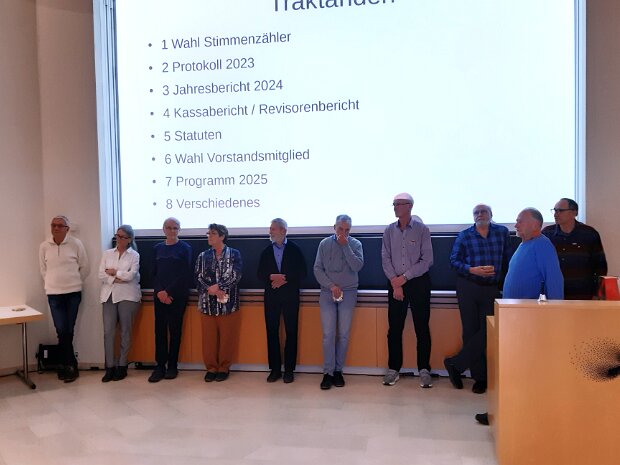 Generalversammlung GV2024 Vorstand Fotograf: Rolf Schären