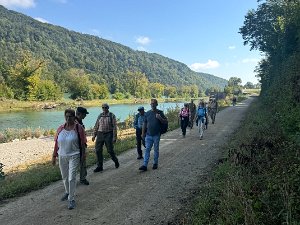 Herbst Wanderung Rheintal